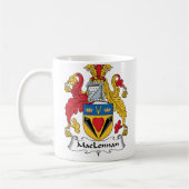 MacLennan Family Crest Koffiemok (Links)