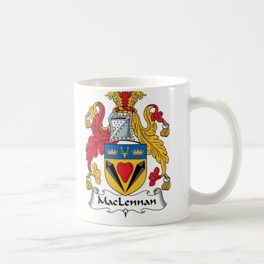 MacLennan Family Crest Koffiemok (Rechts)