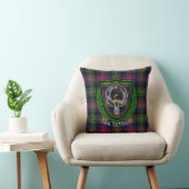 MacLennan Schotse Clan Tartan & Crest Kussen (Stoel)