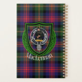 MacLennan Schotse Clan Tartan & Wapen Planner (Achterkant)