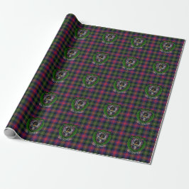 MacLennan Scottish Clan Tartan & Crest Cadeaupapier