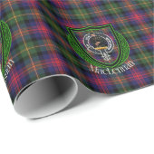 MacLennan Scottish Clan Tartan & Crest Cadeaupapier (Rol Hoek)