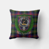 MacLennan Scottish Clan Tartan & Crest Kussen (Achterkant)