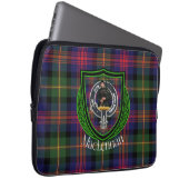 MacLennan Scottish Clan Tartan & Crest Laptop Sleeve (Voorkant Rechts)