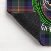 MacLennan Scottish Clan Tartan & Crest Muismat (Hoek)