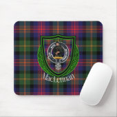 MacLennan Scottish Clan Tartan & Crest Muismat (Met muis)