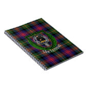 MacLennan Scottish Clan Tartan & Crest Notitieboek (Rechterzijde)