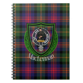MacLennan Scottish Clan Tartan & Crest Notitieboek
