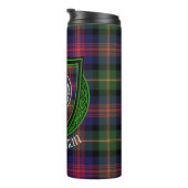 MacLennan Scottish Clan Tartan & Crest Thermosbeker (Geroteerd rechts)