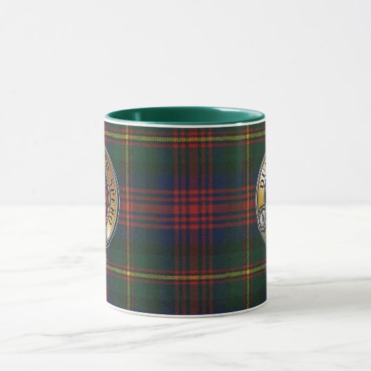 MacLennan Tartan & Badge Mok (Midden)