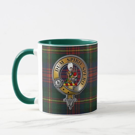 MacLennan Tartan & Badge Mok (Links)