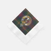 MacLennan Tartan & Badge Servet (Hoek)