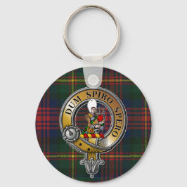 MacLennan Tartan & Badge Sleutelhanger
