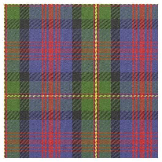 MacLennan Tartan Print Stof (Close Up)