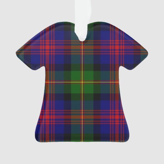 MacLennan Tartan T-shirt Ornament (voorkant)