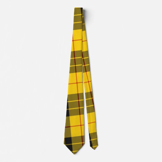 MacLeod Askew Scottish Clan Tartan Plaid Pattern Stropdas (Voorkant)
