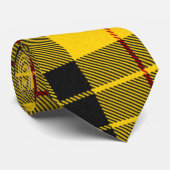 MacLeod Askew Scottish Clan Tartan Plaid Pattern Stropdas (Opgerold)