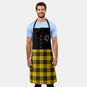 Macleod Clan Badge & Tartan Kilt Schort (Gedragen)