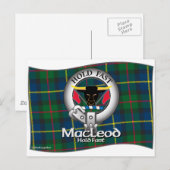 MacLeod Clan Briefkaart (Voorkant / Achterkant)