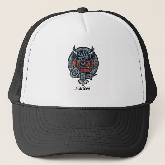 Macleod Clan Crest Trucker Pet (Voorkant)