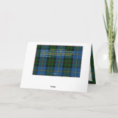 MacLeod Clan Dunvegan Kasteel Wenskaart Kaart (Achterkant)