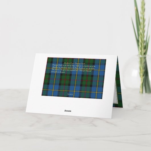 MacLeod Clan Dunvegan Kasteel Wenskaart Kaart (Achterkant)