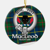 MacLeod Clan Keramisch Ornament (Voorkant)