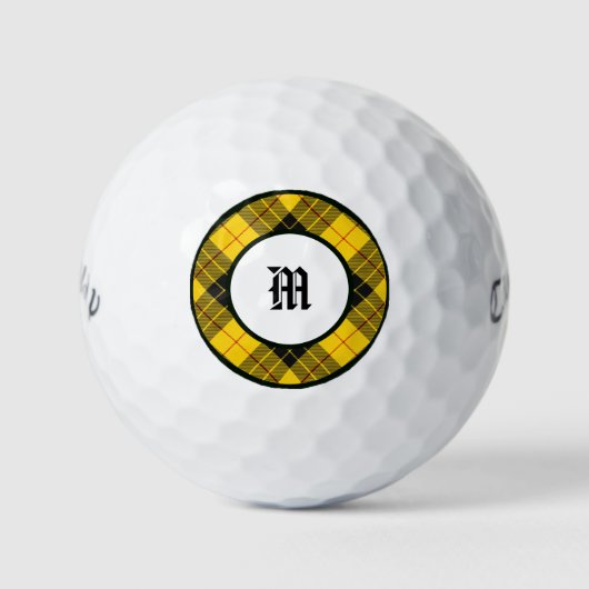MacLeod Clan Pset Golf Balls Golfballen (Voorkant)