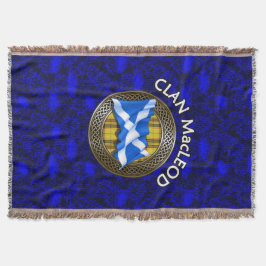 MacLeod Clan Tartan Knoop & Vlag Deken