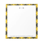 MacLeod Clan Tartan Plaid Patroon Notitieblok (Voorkant)