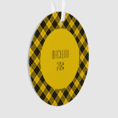 MacLeod Clan Tartan Schotse Ruitpatroon Ornament (voorkant)
