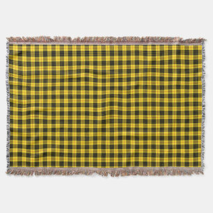 MacLeod Clan Yellow en Black Scottish Tartan Deken