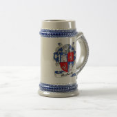 MacLeod Coat of Arms Stein - Family Crest Bierpul (Voorkant rechts)