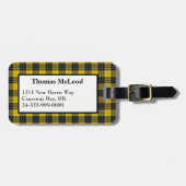 MacLeod Dress Tartan Bagagelabel (Voorkant horizontaal)
