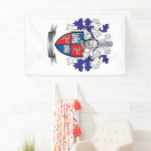 MacLeod Family Crest Coat of Arms Spandoek (Insitu)
