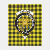 MacLeod Lewis Modern Tartan Schotse ruit Fleece Deken (Voorkant)