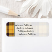 Macleod Lewis & Ramsay Pset Scottish tartan Etiket (Insitu)