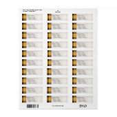 Macleod Lewis & Ramsay Pset Scottish tartan Etiket (Full Sheet)