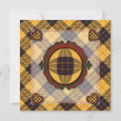 Macleod Lewis & Ramsay Scottish tartan - Pset Kaart (Achterkant)