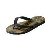 MACLEOD Lewis TARTAN Letter M Monogram (Kan bewerk Kinder Teenslippers (Schuin)
