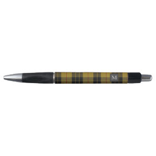 MACLEOD Lewis TARTAN Letter M Monogram (Kan bewerk Pen