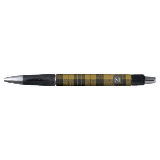 MACLEOD Lewis TARTAN Letter M Monogram (Kan bewerk Pen (Voorkant)
