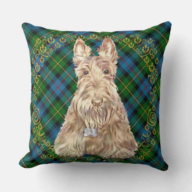 MacLeod of Skye Tartan Scottie Kussen (Voorkant)