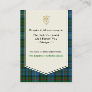 MacLeod Play Wedding Enclosure Card Informatiekaartje
