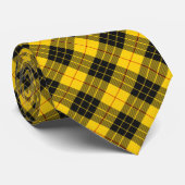 MacLeod Schotse Clan Tartan Schotse Plaid Patroon Stropdas (Opgerold)