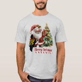 MacLeod Scottie Dog Xmas gepersonaliseerd T-shirt (Voorkant)