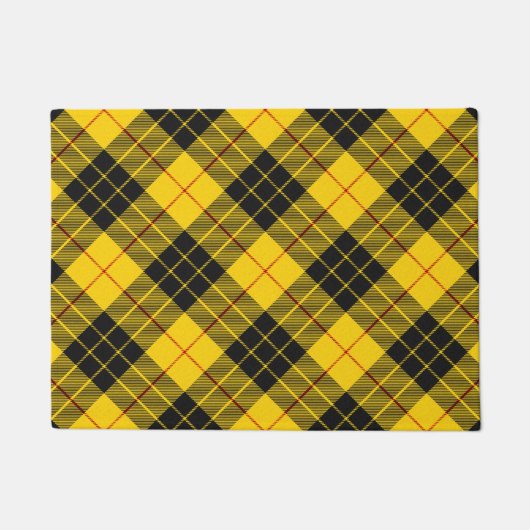 MacLeod Scottish Clan Tartan Pattern Deurmat (Voorkant)