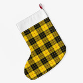 MacLeod Scottish Clan Tartan Pattern Grote Kerstsok (Achterkant (Hangend))