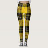 MacLeod Scottish Clan Tartan Pattern Leggings (Voorkant)