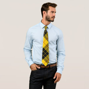 MacLeod Scottish Clan Tartan Pattern Stropdas